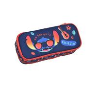 mybagstory | Trousse Stitch | 2 Compartiments | Bleu et Orange