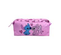 mybagstory | Trousse Stitch et Angel | 2 Compartiments | Rose