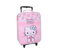mybagstory - Valise Hello Kitty - Valise Trolley Enfant 42 cm - Bagage Cabine Léger à roulettes - Rose