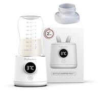 MyBambini’s MAX Chauffe-biberon Portable pour Bébé, Chauffe-biberon USB avec Batterie, Compatible avec Biberons à Goulot Carré Hegen