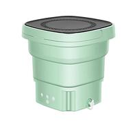 MYBAQ, Mini machine à laver, machine à laver pour vêtements, machine à laver pliable, mini machine à laver portable, machine à laver de voyage, vert, convient pour vêtements, sous-vêtements,