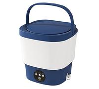 MYBAQ, Mini machine à laver, machine à laver pour vêtements, mini machine à laver, petite machine à laver portable, machine à laver de voyage, bleu, convient pour les camping-cars, maisons, dortoirs,