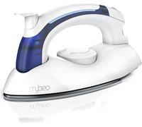 MyBeo Fer à repasser de voyage, Mini fer à repasser avec poignée pliante, 700 watts, fer à vapeur pliable, semelle glissante antiadhésive