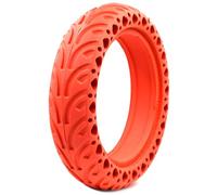 myBESTscooter Pneu Plein pour Trottinette Electrique Xiaomi M365 1S Essential Pro 2 Model 3 avec 1 Leviers, 8,5 Pouces pour Roue Avant Arrière Durables Anti-Dérapant Roue de Pneu Cellulaire (Rouge)