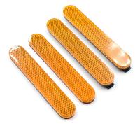 myBESTscooter - Réflecteur de Couverture réfléchissant pour Roues Avant et arrière pour Trottinette électrique Xiaomi 4 Ultra
