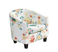 MYBMPFRHO Housse de Fauteuil Cabriolet 2 Pieces Housse de Fauteuil Chesterfield Housse de Chaise Club Imprimé, Couverture de Fauteuil Tub Chair Housse de Canapé avec Housse de Siège(A)
