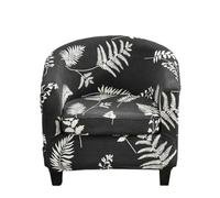 MYBMPFRHO Housse de Fauteuil Cabriolet 2 Pieces Housse de Fauteuil Chesterfield Housse de Chaise Club Imprimé, Couverture de Fauteuil Tub Chair Housse de Canapé avec Housse de Siège(A4)