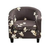 MYBMPFRHO Housse de Fauteuil Cabriolet 2 Pieces Housse de Fauteuil Chesterfield Housse de Chaise Club Imprimé， Couverture de Fauteuil Tub Chair Housse de Canapé avec Housse de Siège(H)