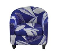 MYBMPFRHO Housse de Fauteuil Cabriolet 2 Pieces Housse de Fauteuil Chesterfield Housse de Chaise Club Imprimé, Couverture de Fauteuil Tub Chair Housse de Canapé avec Housse de Siège(D)