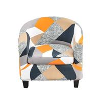 MYBMPFRHO Housse de Fauteuil Cabriolet 2 Pieces Housse de Fauteuil Chesterfield Housse de Chaise Club Imprimé， Couverture de Fauteuil Tub Chair Housse de Canapé avec Housse de Siège(A13)