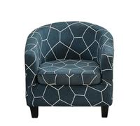 MYBMPFRHO Housse de Fauteuil Cabriolet 2 Pieces Housse de Fauteuil Chesterfield Housse de Chaise Club Imprimé, Couverture de Fauteuil Tub Chair Housse de Canapé avec Housse de Siège(A5)