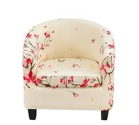 MYBMPFRHO Housse de Fauteuil Cabriolet 2 Pieces Housse de Fauteuil Chesterfield Housse de Chaise Club Imprimé, Couverture de Fauteuil Tub Chair Housse de Canapé avec Housse de Siège(I)