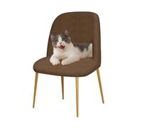 MYBMPFRHO Jacquard Housse De Chaise Arc De Coquille 1/2/4/6 Pieces Housse De Scandinave De Salle À Manger Gris Couvre De Chaise Extensible sans Accoudoirs pour Mariage Hôtel, Restaurant(D,1PCS)