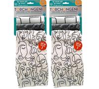 MYBO TV - TORCHONGENIO - Ultra-Absorbent Dish Towels That Leave no Streaks - Set of 3 Dish Towels with Leaf Pattern - Specially Designed for Washing Dishes (Lot de 2)