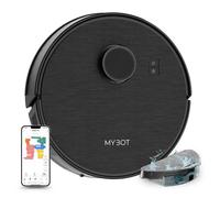 MYBOT X9 - Aspirateur robot laveur - 6500 Pa - Idéal pour les animaux - Robot intelligent auto-apprenant - Navigation laser LDS