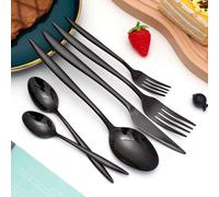 MYBSXKEOZ Ménagère - Couvert Comprenant Cuillère, Couteau, Fourchette, Set Couverts De Table Inox, Lave-vaisselle,Service De Table 1/3 Personnes