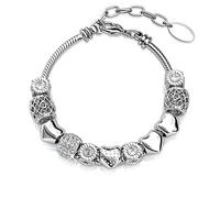 MYC-Paris - Bracelet Radiant Charm - Laiton Haute Qualité + Plaqué Or 18 carats + Cristal d'Autriche Haute qualité + Écrin Élégant - Cadeau d'anniversaire, Fête des Mères, Noël