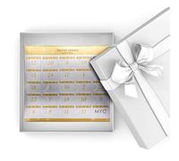 MYC-PARIS - Calendrier de l'avent 12 bijoux, 11 Beads + 1 accessoire SURPRISES - Argenté - Laiton hq - Plaqué Rhodium - Cadeau d'anniversaire, Fête des Mères, Noël