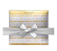 MYC-PARIS - Calendrier de l'avent 13 bijoux et 11 perles - Destiny - Argenté et Cristal ou blanc - Noël, Saint Valentin, Fête des mères