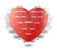 MYC-Paris - Coffret Saint Valentin Surprise - 14 Bijoux - Finition Argentée - Bracelet + Pendentif + Boucles d'oreilles - Noël, Saint Valentin, Fête des mères