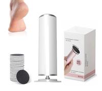 Mycana Hero Mycana Râpe électrique pour callosités avec 60 tampons abrasifs de rechange (argenté)