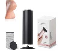 Mycana Hero Mycana Râpe électrique pour callosités avec 60 tampons abrasifs de rechange (noir)