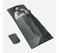 MYCARBON Drap de Sac de Couchage 100% Coton 95x220cm Sac à Viande de Couchage Ultra Léger et Doux avec Fermeture Éclair, Antibactérien, Draps de Voyage 190x220cm pour Camping, Randonnée, Hôtel