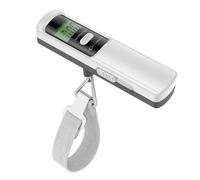 MYCARBON Pèse Bagage Sans Pile, Écologique et Économique, Pratique à Utiliser, Pas Besoin de Pile, Pèse Valise Voyage, 50kg/110lb, Fonction Tare, Balance de Précision pour Bagage, Sac, Colis - Blanc