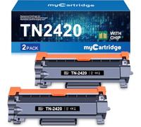 myCartridge TN2420 Cartouche de Toner Compatible pour TN-2420 TN-2410 pour Brother DCP-L2530DW HL-L2350DW MFC-L2710DW HL-L2375DW DCP-L2550DN HL-L2310D MFC-L2730DW MFC-L2750DW (2 Noir)