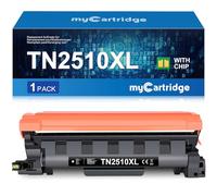 myCartridge TN2510XL TN-2510XL Toner Compatible avec Brother MFC-L2835DW HL-L2400DWE DCP-L2660DW DCP-L2665DW HL-L2445DW DCP-L2620DW DCP-L2627DW pour TN2510 TN 2510XL Noir