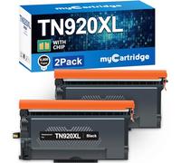 myCartridge TN920XL Lot de 2 cartouches de toner compatibles avec Brother TN920XL TN-920 TN920XXL pour HL-L6210DW HL-L6210DWT HL-L5210DN HL-L5210DW HL-L5210DWT HL-L5215DW HL-L6310DW MFC-L6810DW Noir