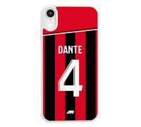 MYCASEFC Coque Football Dante Nice iPhone 12. Housse de Football pour Smartphone pour Les Fans de Football - Idée Cadeau - Design de qualité supérieure.
