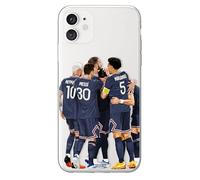 MYCASEFC Coque Football Paris Saint-Germain Samsung Galaxy A7 2017 en Silicone. Housse de Football pour Smartphone Imprimée en France en TPU