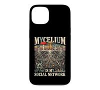 Mycelium is My Social Network Champignons de cueillette de Champignons Coque pour iPhone 13