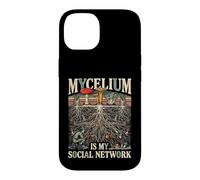 Mycelium is My Social Network Champignons de cueillette de Champignons Coque pour iPhone 14