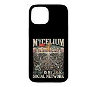 Mycelium is My Social Network Champignons de cueillette de Champignons Coque pour iPhone 15