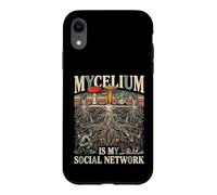 Mycelium is My Social Network Champignons de cueillette de Champignons Coque pour iPhone XR