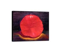 MYCGGDGH Impression sur Toile Decoration Murale Peinture Gracieux et subtil Affiche Surréaliste Reproduction Oeuvre d'Art sur Toile pour Salon Chambre Salle de Bains 65x50cm Cadre noir
