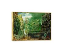 MYCGGDGH Impression sur Toile Decoration Murale Peinture L'oeil du silence Reproductions de Tableaux Célèbres Max Ernst Art Abstrait pour Salon Chambre Salle de Bains 40x30cm Avec cadre