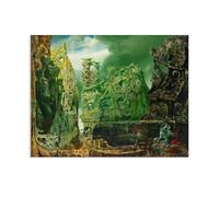 MYCGGDGH Impression sur Toile Decoration Murale Peinture L'oeil du silence Tableaux Max Ernst Reproduction sur Toile Art Contemporain pour Salon Chambre Salle de Bains 80x60cm Sans cadre