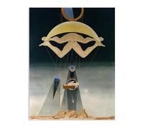 MYCGGDGH Les hommes n’en sauront rien Max Ernst Image sur Toile SurréAlistes Tableaux de Peintres CéLèBres Affiche Tableaux Decoratifs Chambre Salon salle de bain galerie 65x50cm(26x19in) Sans cadre