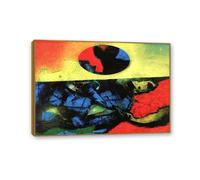 MYCGGDGH Max Ernst Image sur Toile Soudain II Tableaux de Peintres CéLèBres Affiche Max Ernst Impression sur Toile Tableaux Decoratifs Muraux Chambre Salon55x40cm(22x16in) Cadre