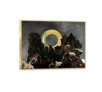 MYCGGDGH Max Ernst Poster sur Toile Montrant une jeune fille la tête Art Mural CéLèBre Reproductions de Tableaux sur Toile SurréAlisme Poster pour la DéCoration Salon80x60cm(32x24in) Cadre