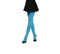 MYCHICLEGS - Collant femmes microfibre opaque 60 denier - Turquoise/bleu azur - S