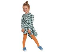 MYCHICLEGS - Collant filles microfibre opaque 60 denier - Orange - 2-3 ans