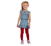 MYCHICLEGS - Collant filles microfibre opaque 60 denier - Rouge - 7-8 ans