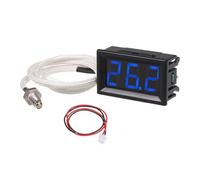 MYCHUS Thermomètre à Thermocouple Industriel Haute Température de Type K M6 DC12 V -30-800 ℃ Testeur de Température Numérique Réutilisable Durable Facile à Utiliser Bleu