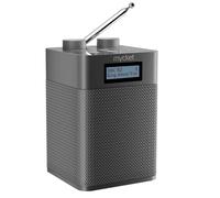 Mycket Dab/Dab+ Radio Numérique et FM, Radio Intégrée Alimentée par Batterie 2200 mAh, Portable & Rechargeable Dab Radios avec Disque Bluetooth/U, 80 Stations Préréglées, Prise Casque, Ecran LED