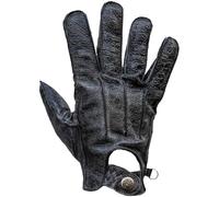 Mycl Turell Gants de moto Easy Rider Trash Look - Gants de moto pour homme - En cuir - Avec renfort aramide - Simples et élégants - Look usé rétro vintage (anthracite, 5XL)