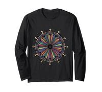 Mycologie Mushroom Gill Mandala, Art butineur Manche Longue